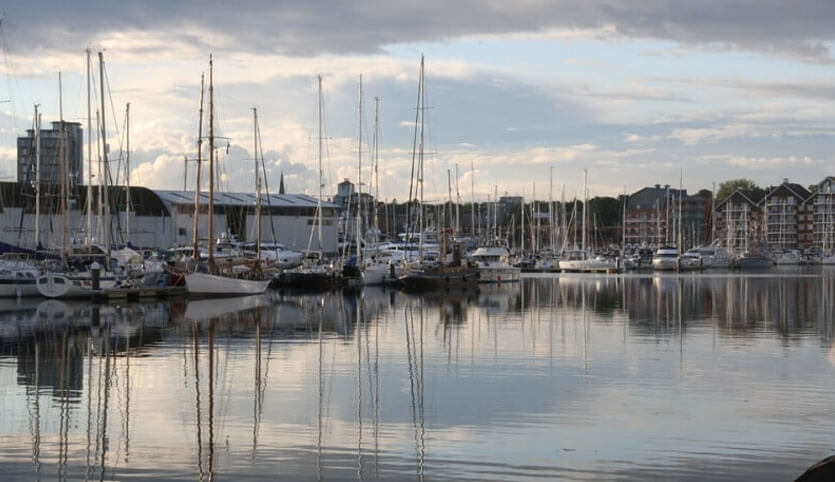 Ipswich port and dock