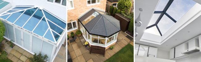 The main types of conservatory roof materials